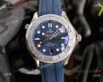 Swiss Quality Omega Seamaster Nekton Edition Watch Blue Dial Rubber Strap-Best Fake Omega Watches